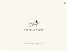 Tablet Screenshot of nouvellevague.fr